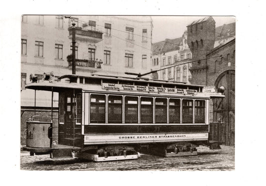 Ansichtskarte Berlin / Große Berliner Straßenbahn - Triebwagen 2433 / K1-51