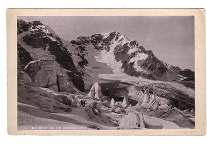 Fotografie Ortler mit Suldengletscher / Italien - um 1890 / CAB V-20