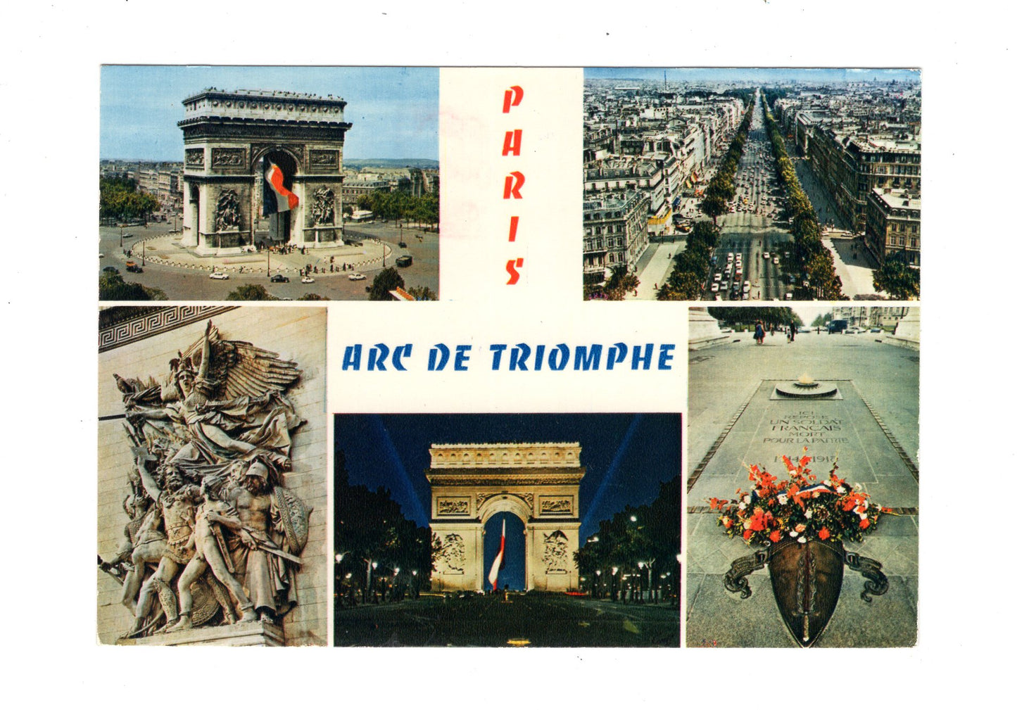 Ansichtskarte Paris / Arc de Triomphe / Frankreich