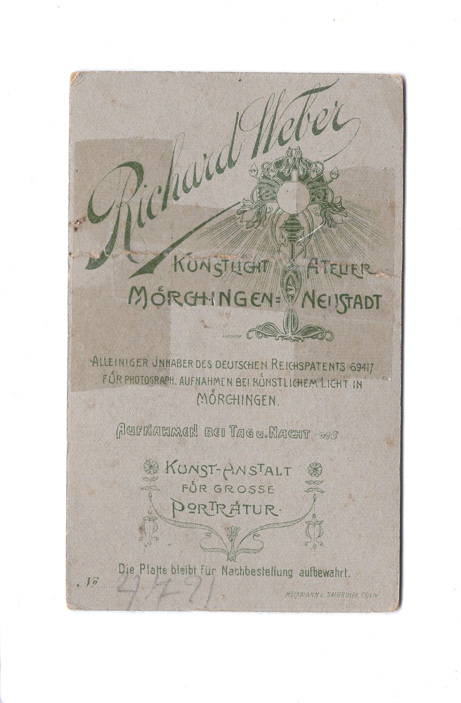 Fotografie Soldat / Soldatenportrait - Mörchingen-Neustadt 1900er