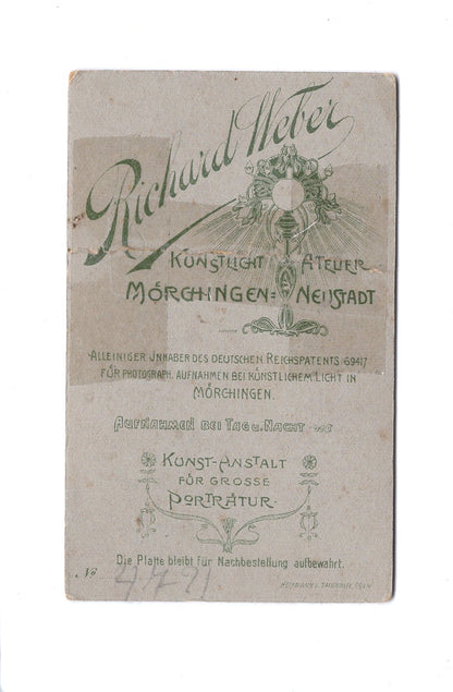 Fotografie Soldat / Soldatenportrait - Mörchingen-Neustadt 1900er