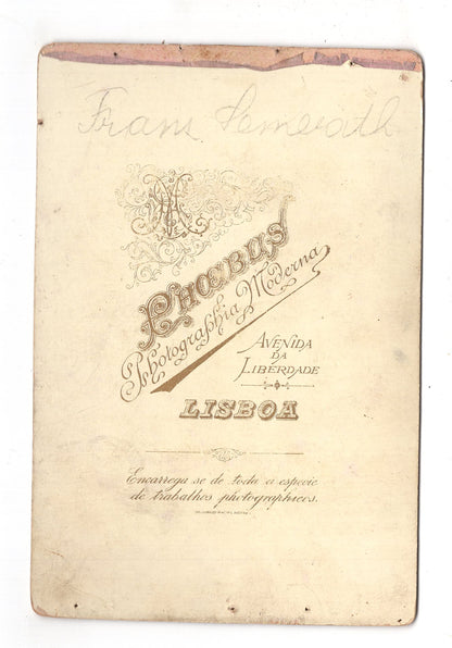 Fotografie Feines Paar / benannt - Lisboa Lissabon 1880er / CAB X-22