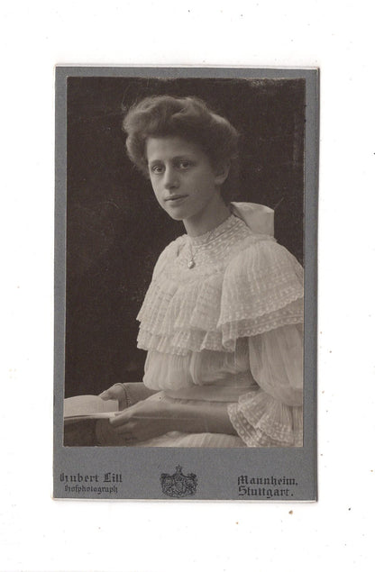Fotografie Feines junges Mädchen - Mannheim / Stuttgart 1900er