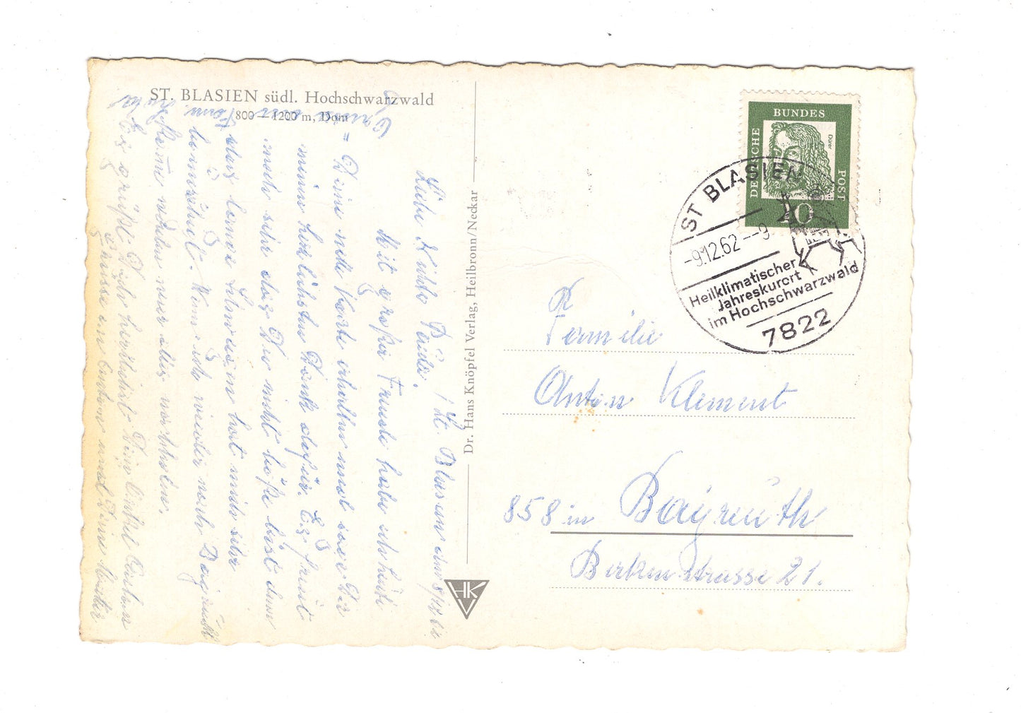 Ansichtskarte St. Blasien im südlichen Hochschwarzwald / G1-67