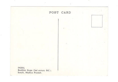 Ansichtskarte Buddhist Stupa / Sanchi / Madhya / Pradesh / Indien