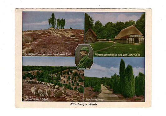 Ansichtskarte Lüneburger Heide / Hermann Löns
