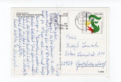 Ansichtskarte Bad Griesbach Im Rottal / Niederbayern