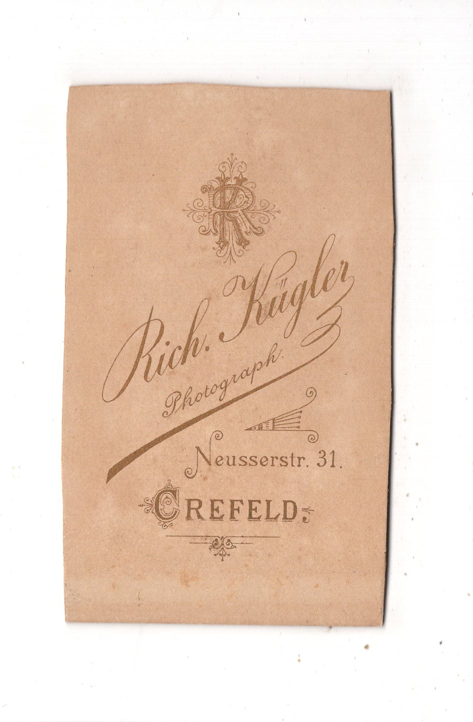 Fotografie Herrenportrait - Krefeld um 1880