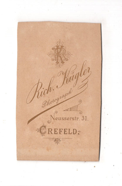 Fotografie Herrenportrait - Krefeld um 1880