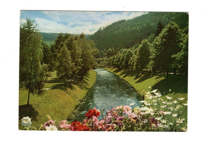 Ansichtskarte Bad Liebenzell im Schwarzwald / An der Nagold