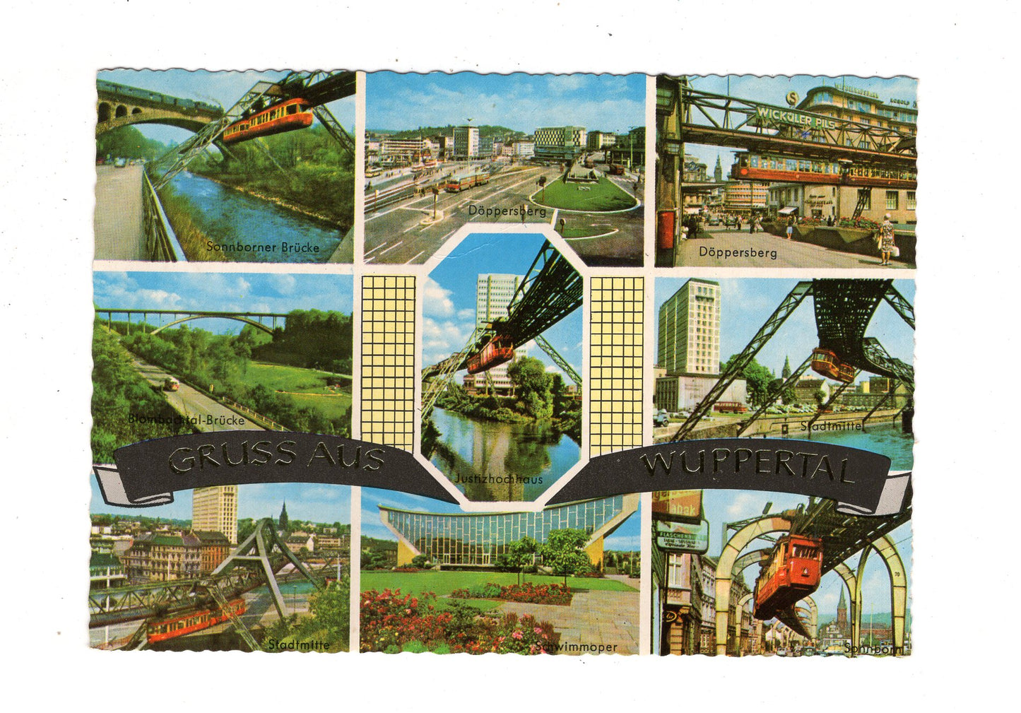 Ansichtskarte Wuppertal / Justizhochhaus +++ / J1-58