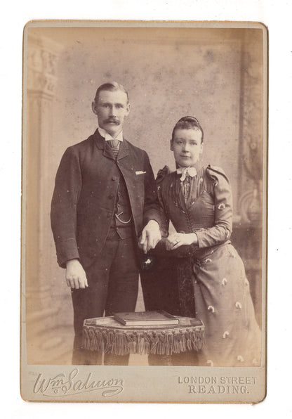 Fotografie Feines Paar - Reading 1880er / CAB X-23