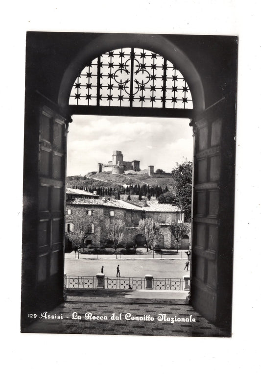 Ansichtskarte Assisi / La Rocca dal Convitto Nazionale / Italien / N1-57