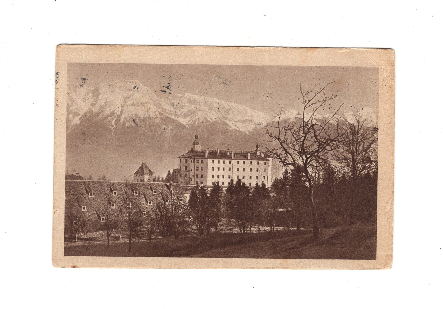 Ansichtskarte Innsbruck / Schloss Amras / Tirol / Österreich - 1927