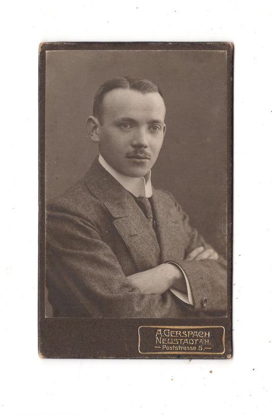 Fotografie Herrenportrait - Neustadt a. H. um 1910