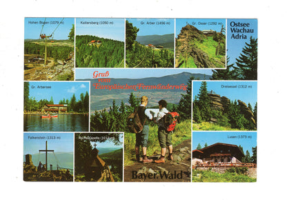 Ansichtskarte Bayerischer Wald / Europäischer Fernwanderweg / K1-51