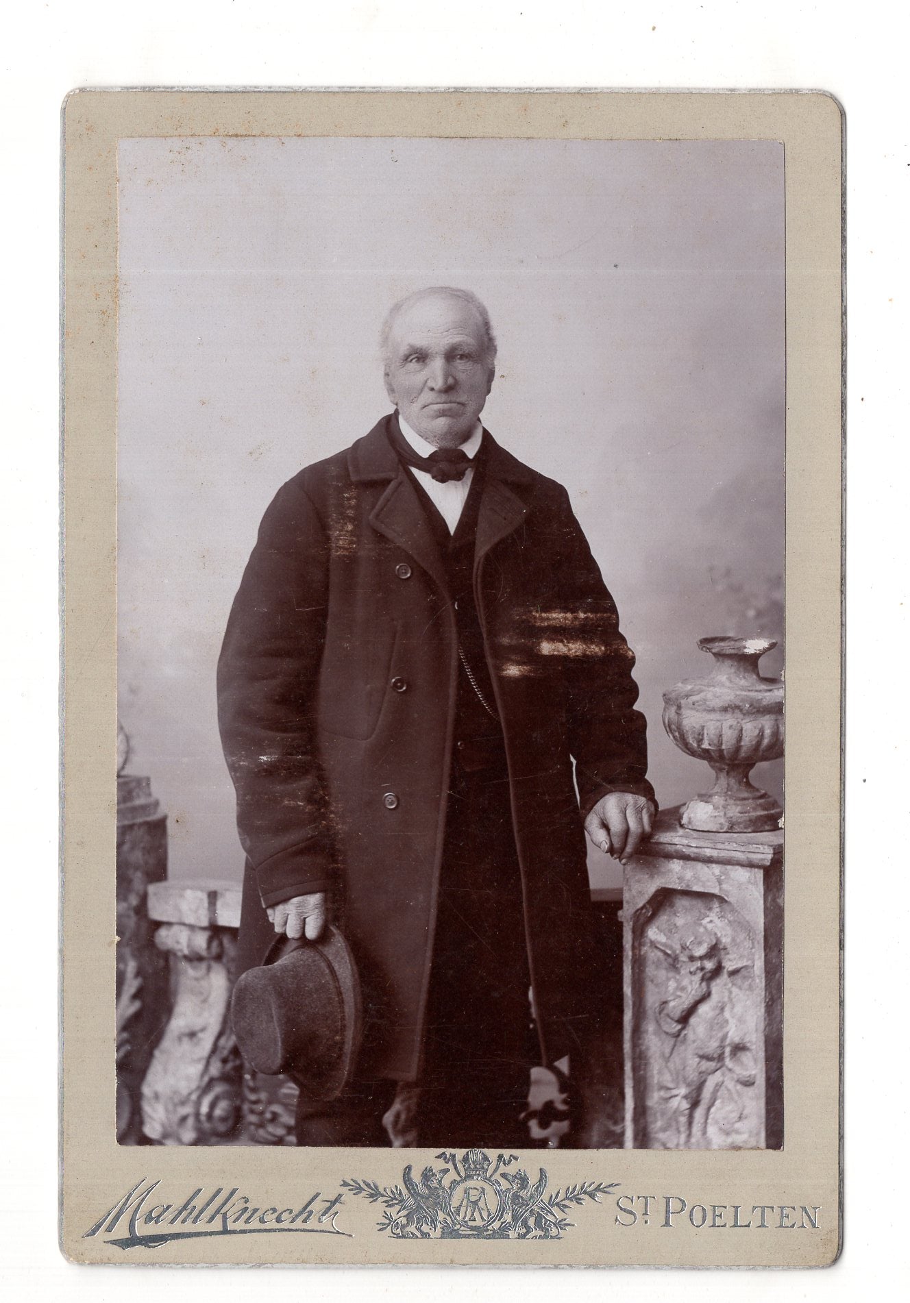 Fotografie Feiner Herr / benannt : Johann Wendt - St. Pölten 1896