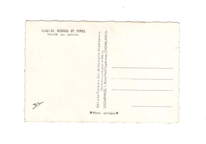 Ansichtskarte Marche aux poteries / Marokko