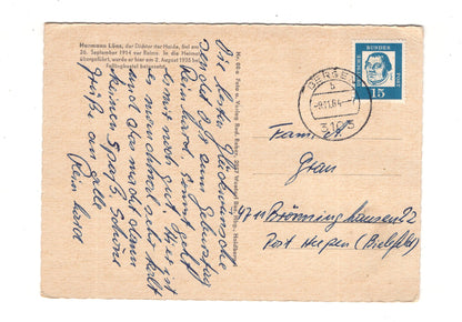 Ansichtskarte Lüneburger Heide / Hermann Löns