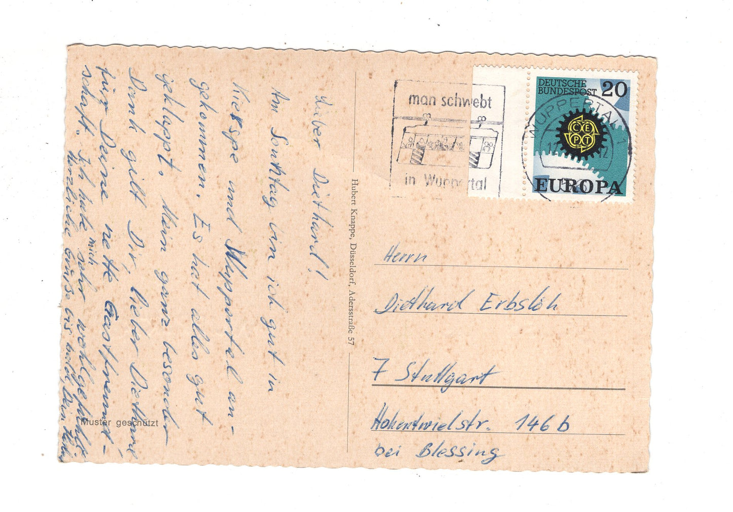 Ansichtskarte Wuppertal / Justizhochhaus +++ / J1-58