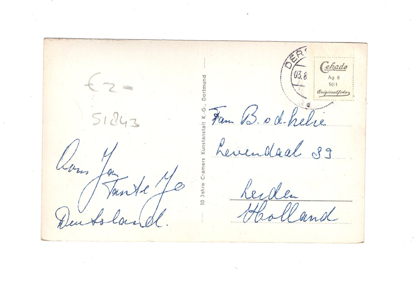 Ansichtskarte Aggertalsperre