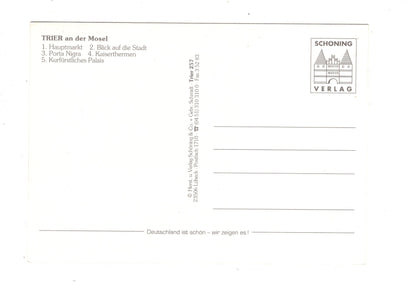 Ansichtskarte Trier an der Mosel / Hauptmarkt +++ / M1-56