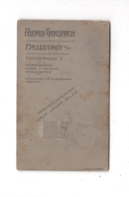 Fotografie Herrenportrait - Neustadt a. H. um 1910