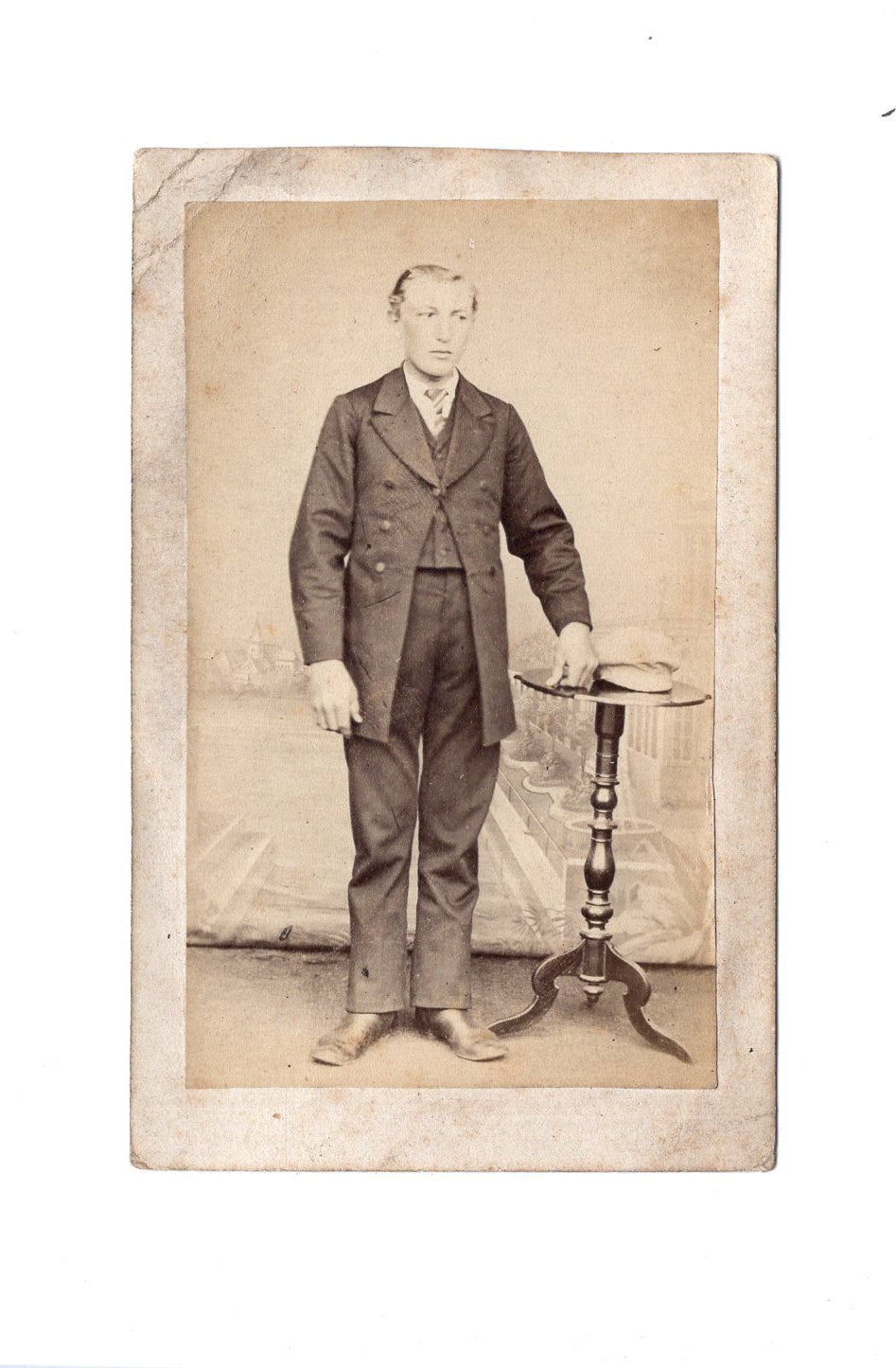 Fotografie Feiner Herr - unbekannter Ort 1860er