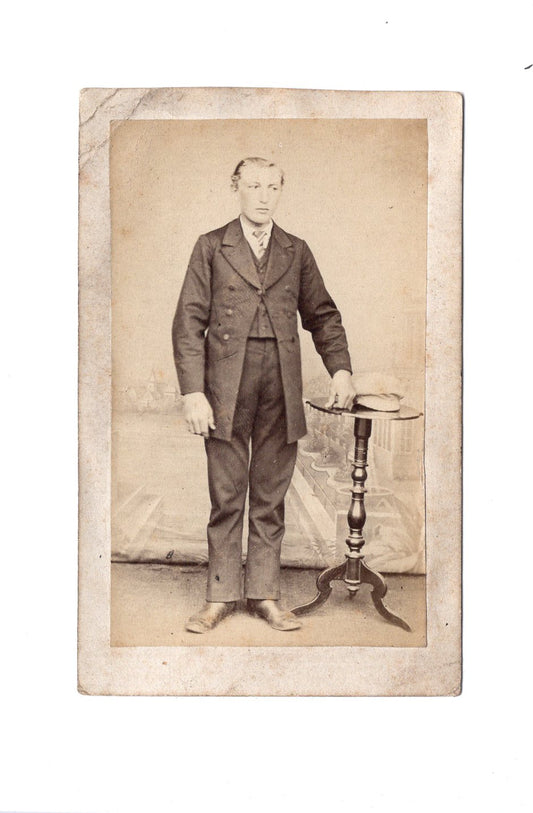 Fotografie Feiner Herr - unbekannter Ort 1860er