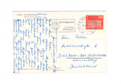 Ansichtskarte Kleine Scheidegg / Mönch und Jungfrau / Schweiz