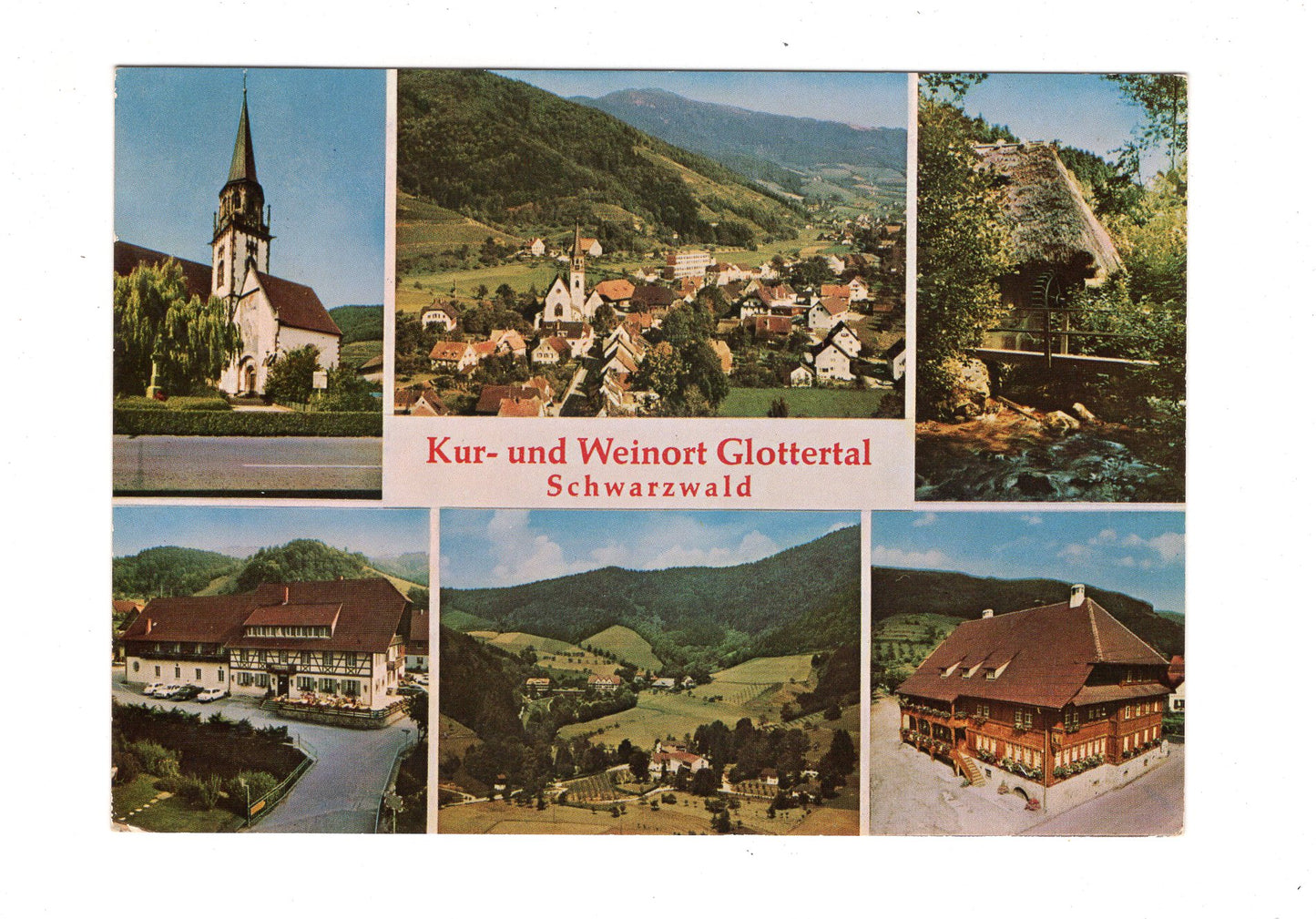 Ansichtskarte Glottertal / Schwarzwald / G1-67