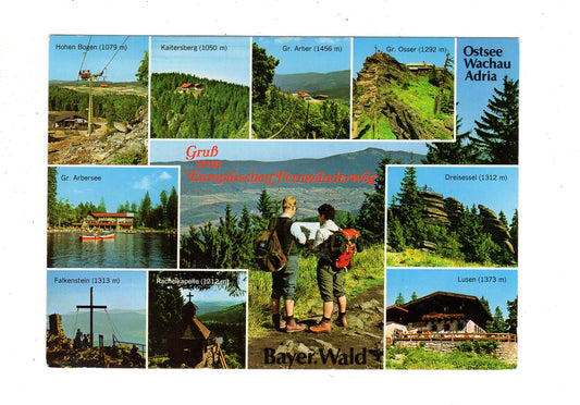 Ansichtskarte Bayerischer Wald / Europäischer Fernwanderweg / K1-51
