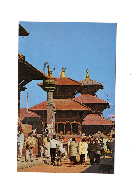 Ansichtskarte Durban Square Patan / Lalitpur / Indien