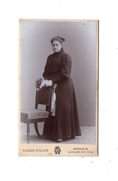 Fotografie Feines junges Mädchen - Berlin 1890er