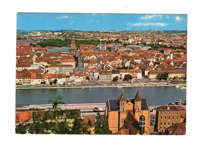 Ansichtskarte Würzburg am Main / Blick auf Main und Innenstadt / H1-64