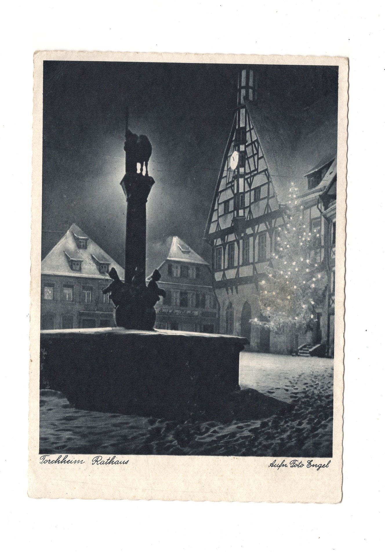 Ansichtskarte Forchheim / Rathaus