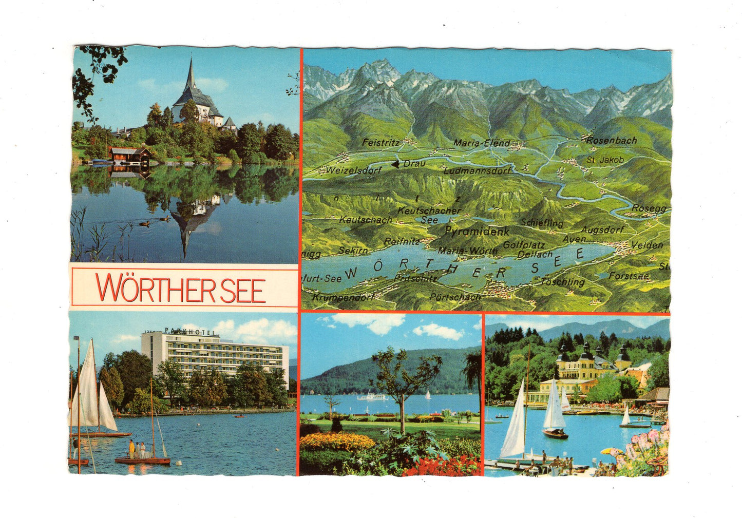 Ansichtskarte Wörthersee / Kärnten / Österreich