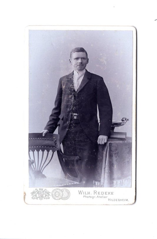 Fotografie Feiner Herr - Hildesheim um 1900