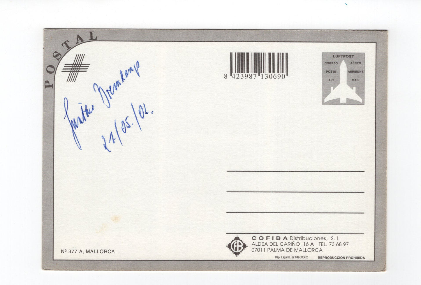 Ansichtskarte Mallorca / Spanien