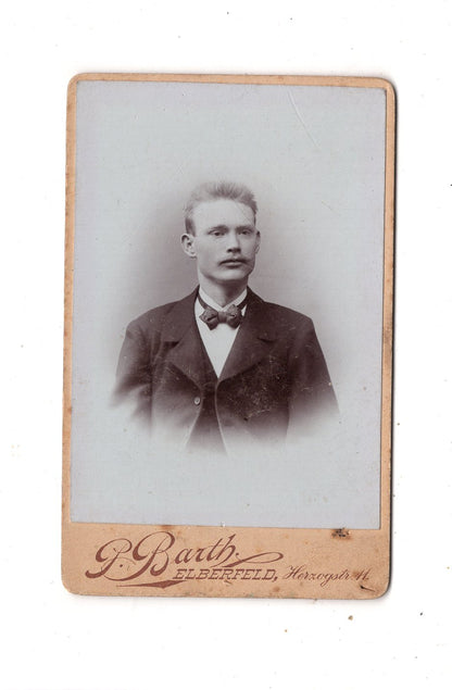 Fotografie Herrenportrait - Elberfeld 1890er