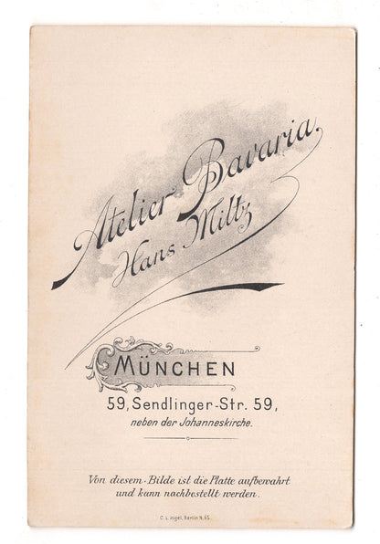 Fotografie Feines Paar - München 1890er / CAB X-23