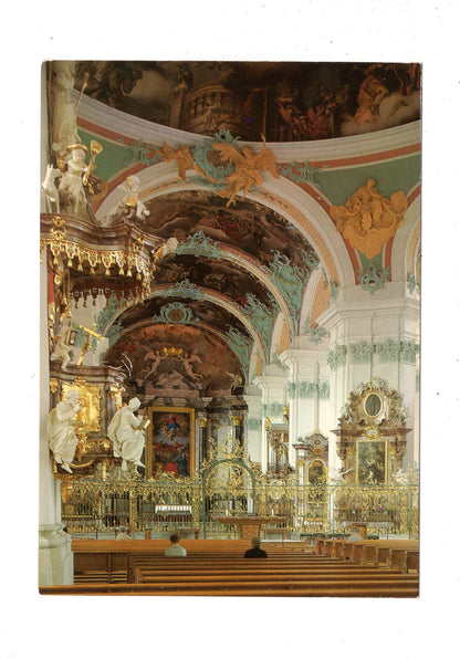 Ansichtskarte Barock-Kathedrale St. Gallen / Schweiz