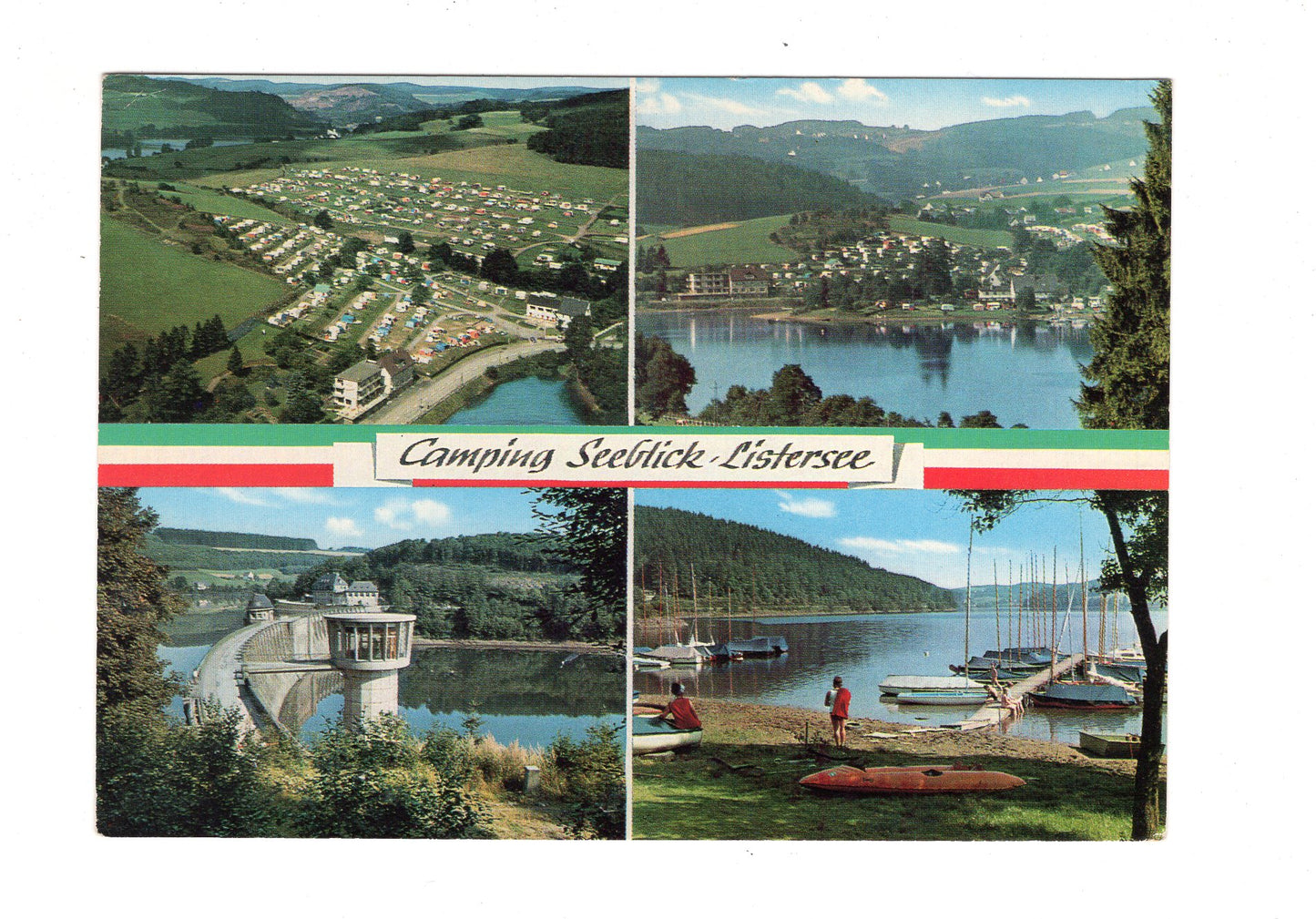 Ansichtskarte Camping Seeblick / Windebruch-Listersee / H1-64