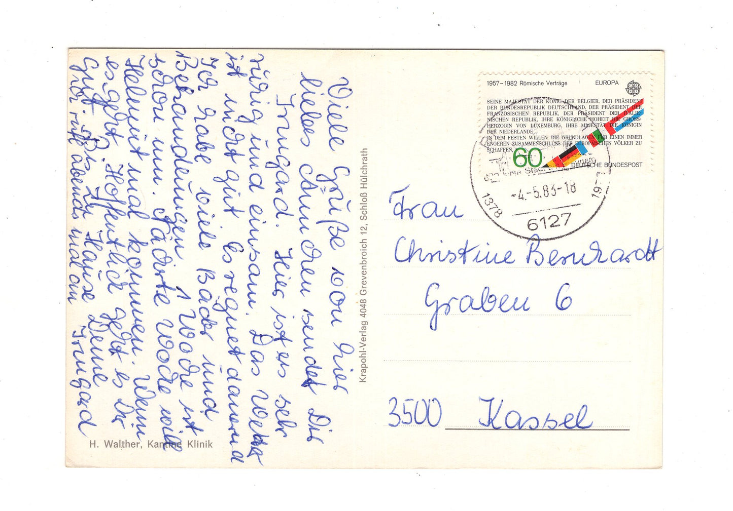 Ansichtskarte Breuberg / Odenwald / Stadtteil Sandbach / Ernst-Ludwig-Klinik