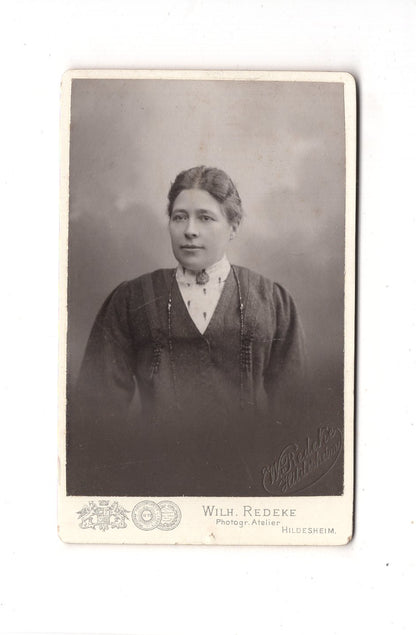 Fotografie Damenportrait - Hildesheim 1900er / CDV C1-14