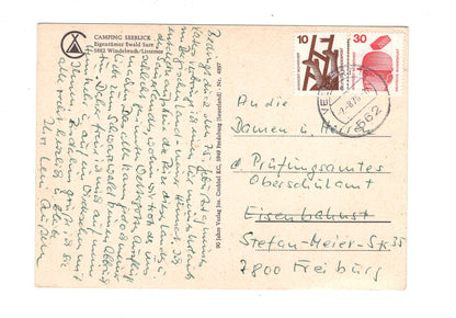 Ansichtskarte Camping Seeblick / Windebruch-Listersee / H1-64