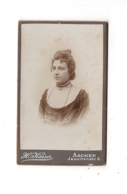 Fotografie Damenportrait - Aachen um 1900