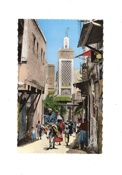 Ansichtskarte Fes / Rue en Medina / Marokko