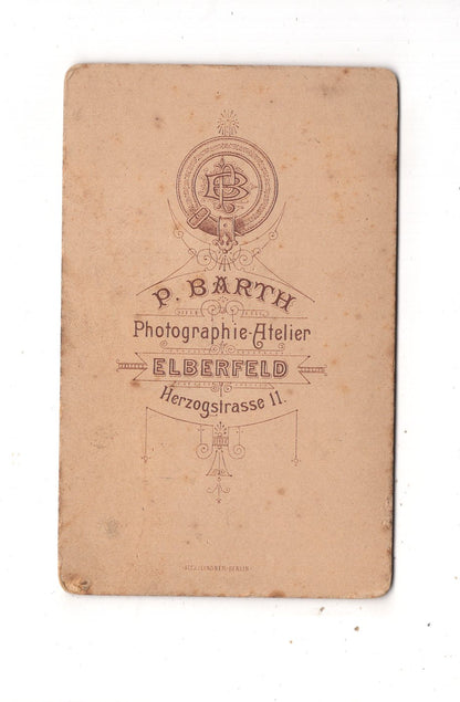 Fotografie Herrenportrait - Elberfeld 1890er