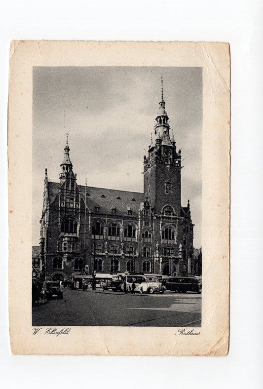 Ansichtskarte Wuppertal-Elberfeld / Rathaus